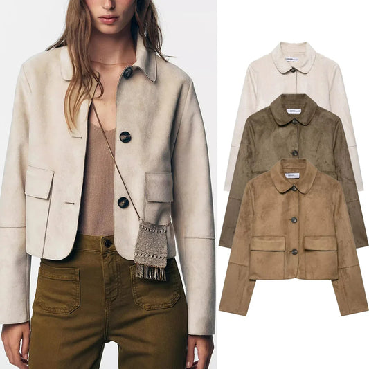 Veste Courte à Poches